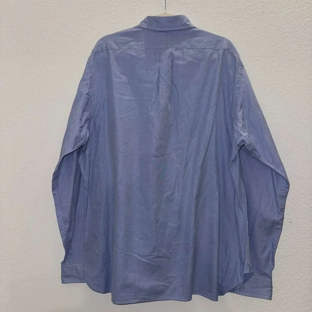 Ralph Lauren Men's Size 17.5/44 Polo Dress Shirt Button Up Blue Pony Work Office - Picture 2 of 13
